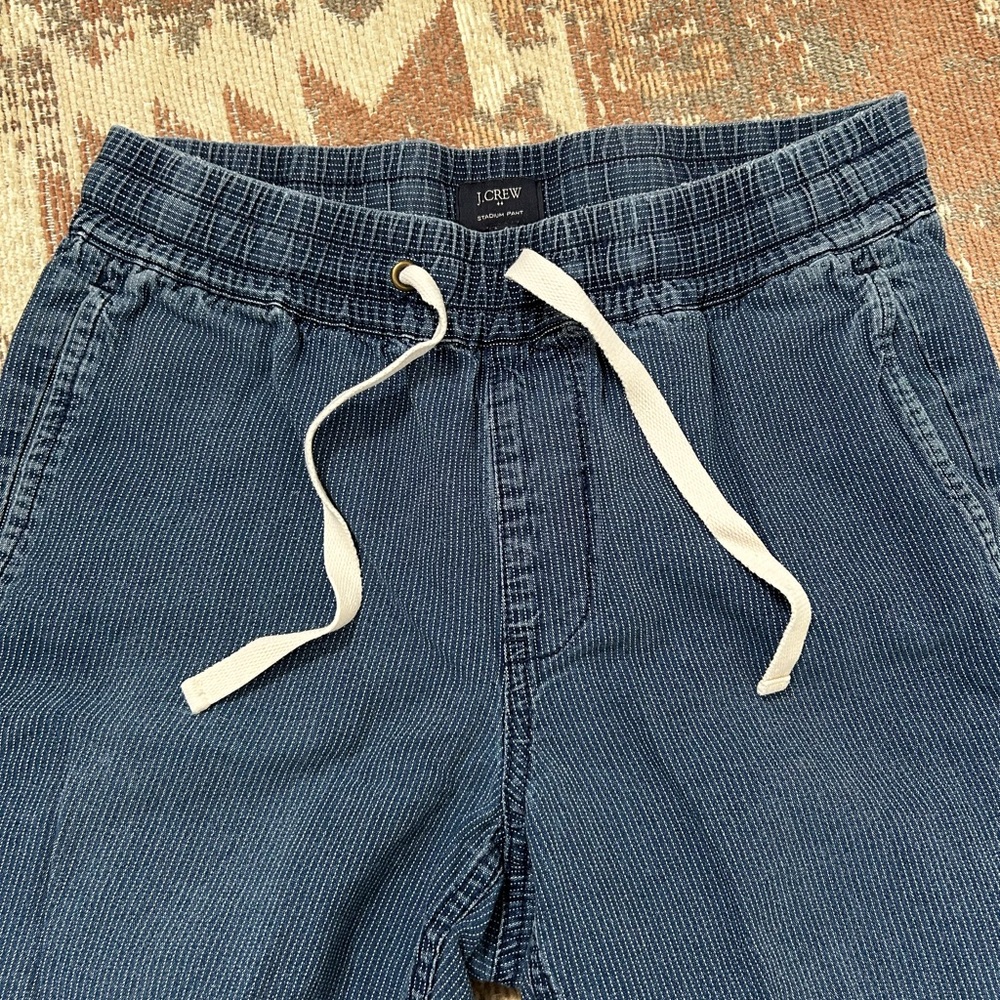 J. Crew Indigo Drawstring Trousers